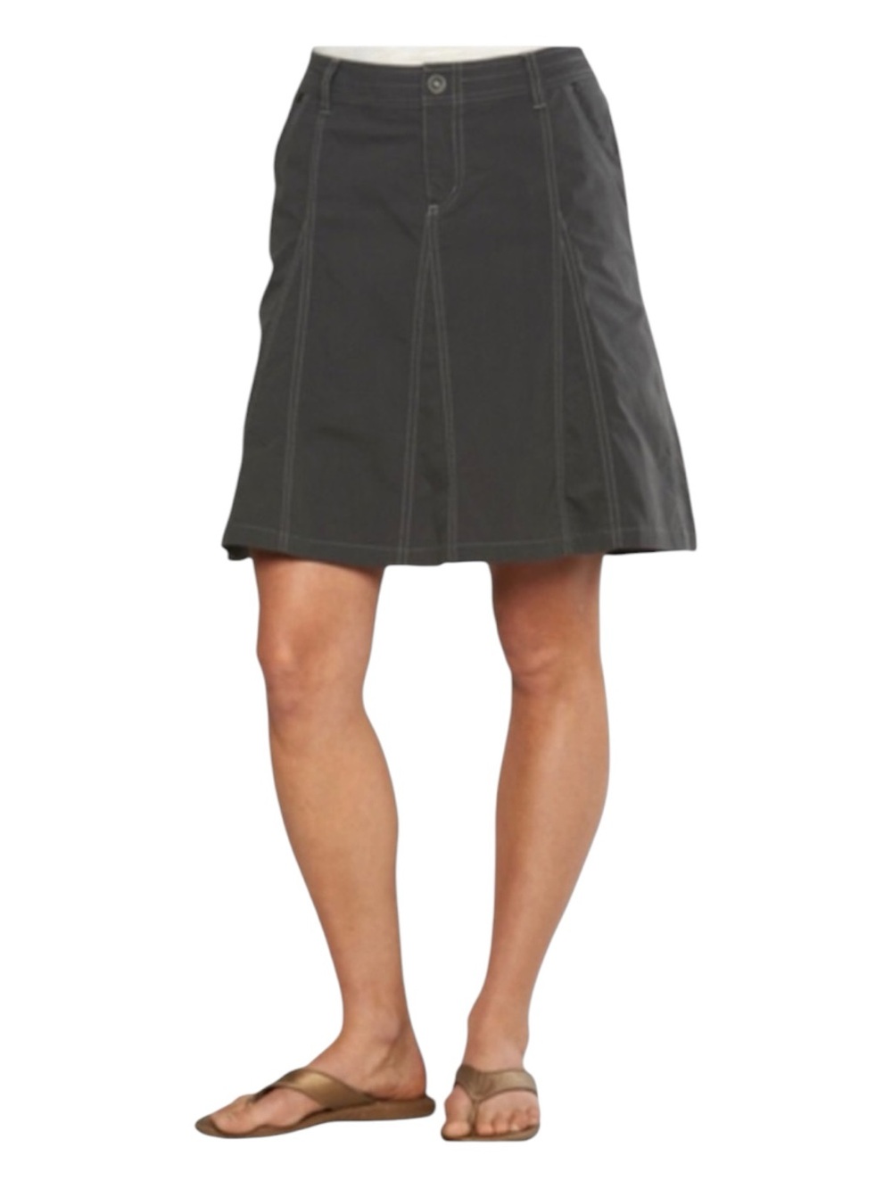 Kuhl Charcoal Grey Splash Skirt Patina Dye